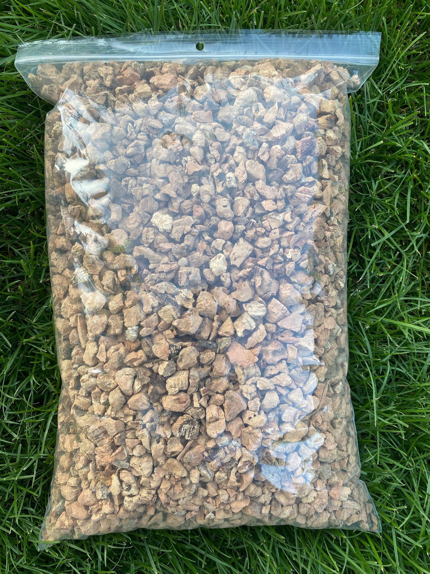 Grote kurk granules